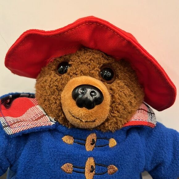 Paddington Bear 🐻 10” Plush Red Hat Blue Coat - Picture 2 of 7